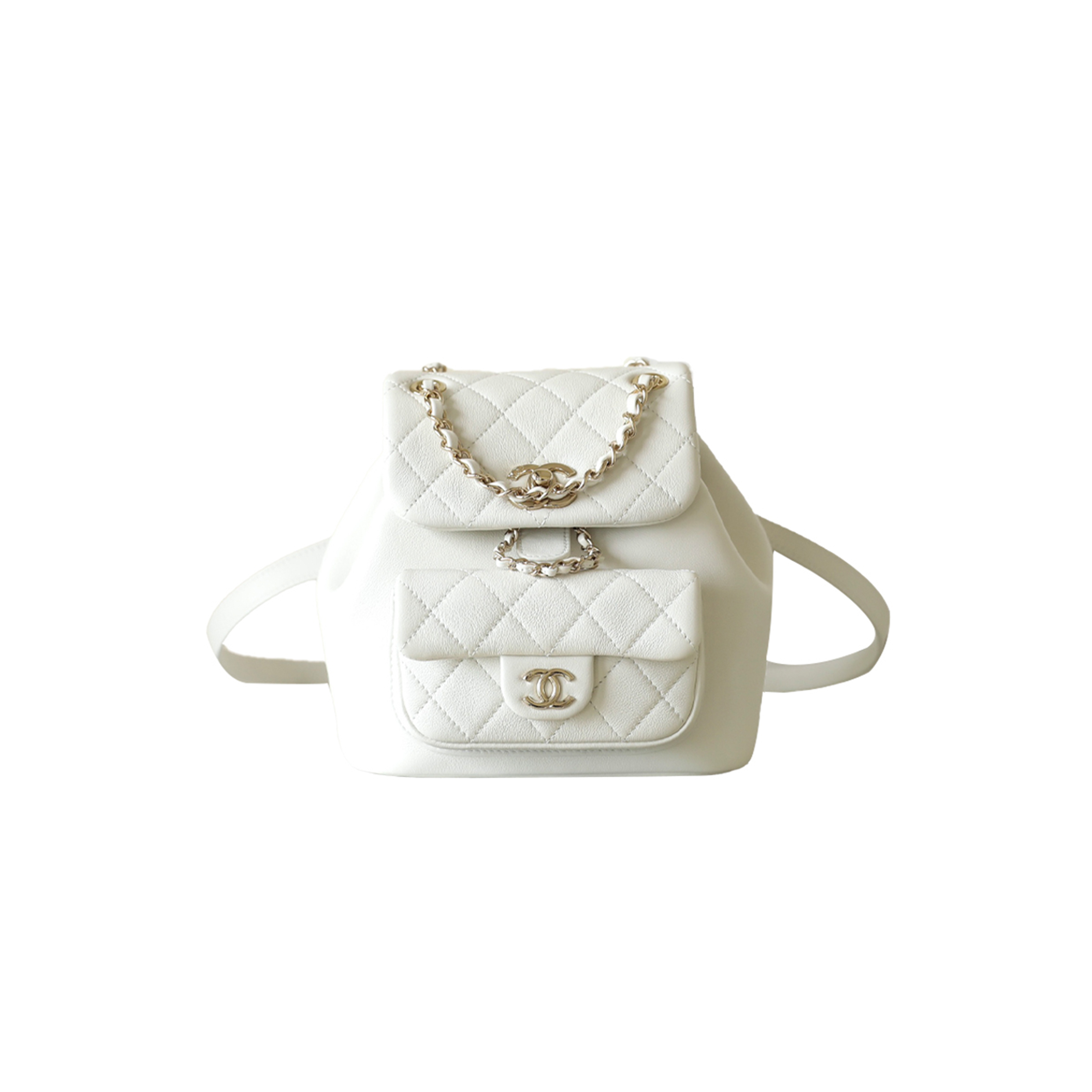 CHANEL MASTER DUMA SMALL BACKPACK (18.5*18*12cm)